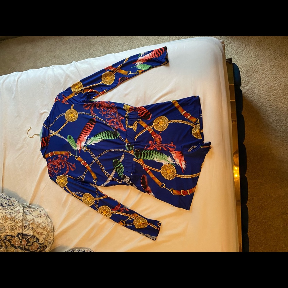 Printed Romper - image 3